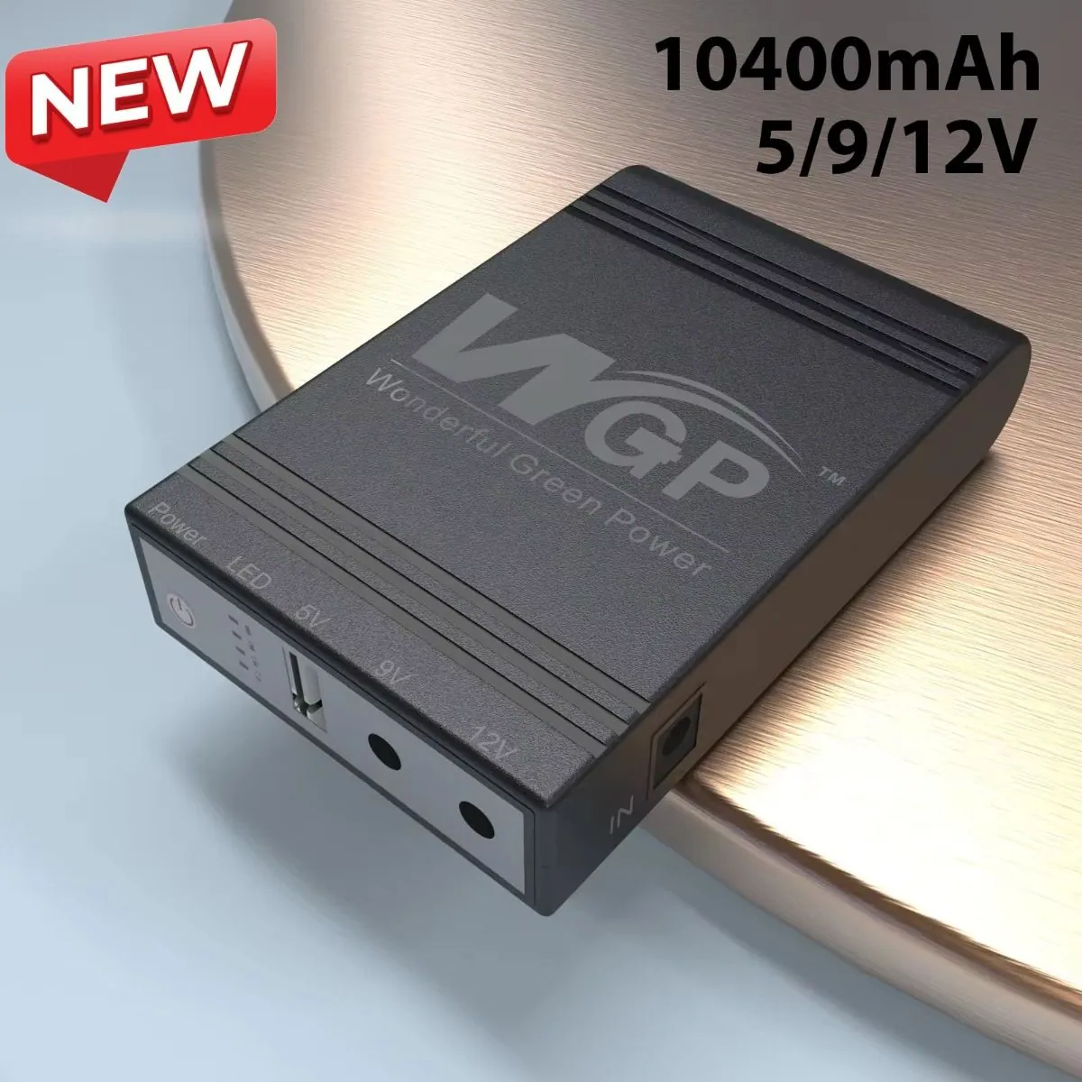 10400mAh – 5/9/12V – Black