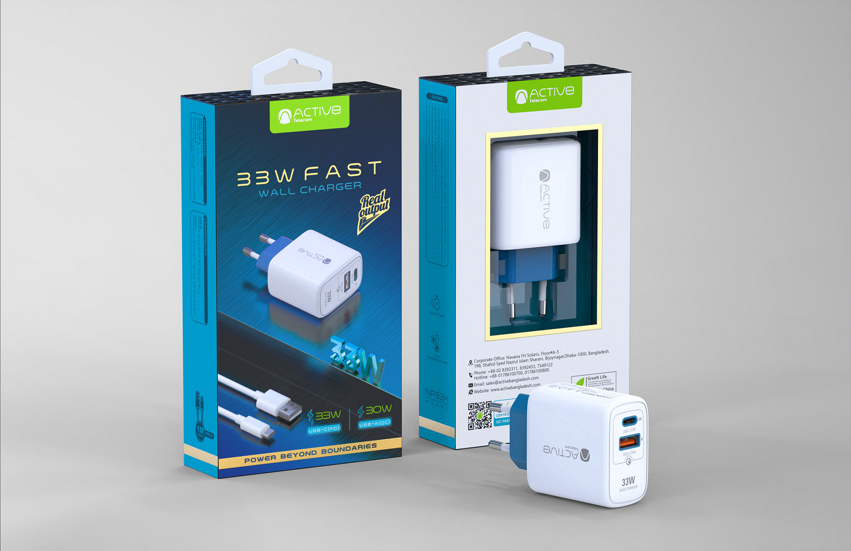 ACTIVE 33W FAST WALL CHAREGR